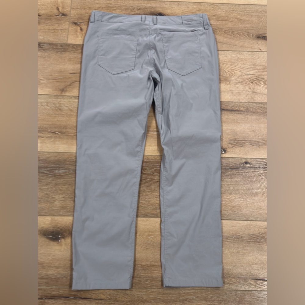 The North Face Sprag 5 Pocket Pants Mens Size 38 Waist Light Gray Nylon Outdoors - Picture 2 of 8